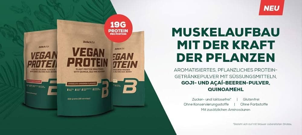 BioTech USA Vegan Protein Chocolate Cinnamon
