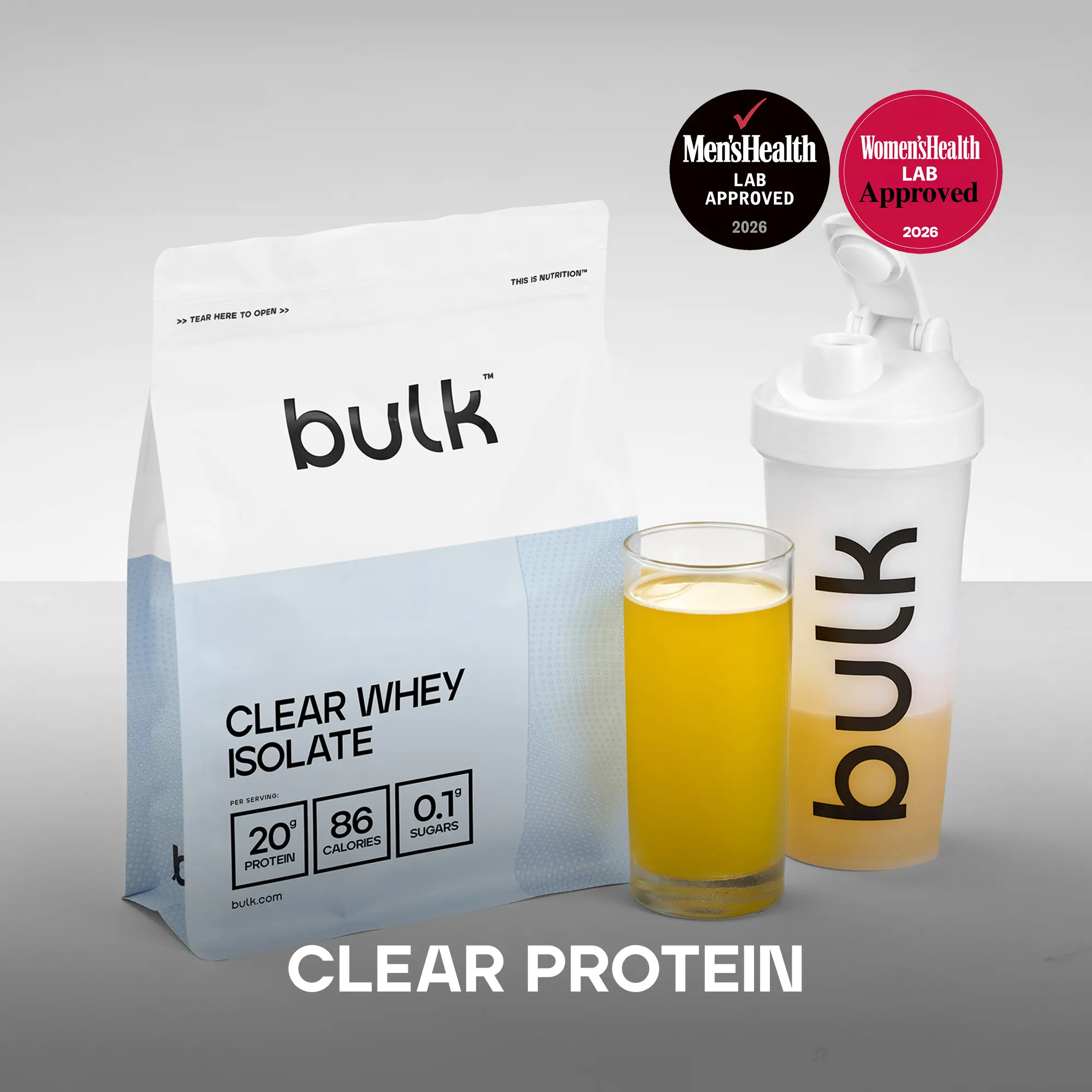 Bulk Clear Whey Isolate Orange