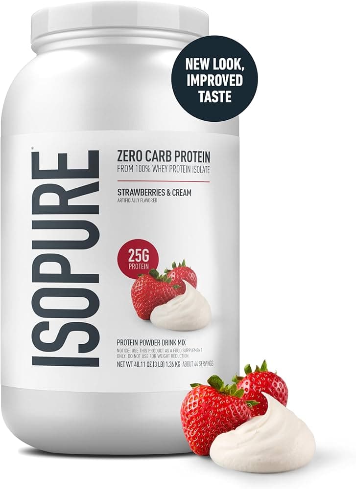 Isopure Low Carb Whey Isolate Strawberries & Cream