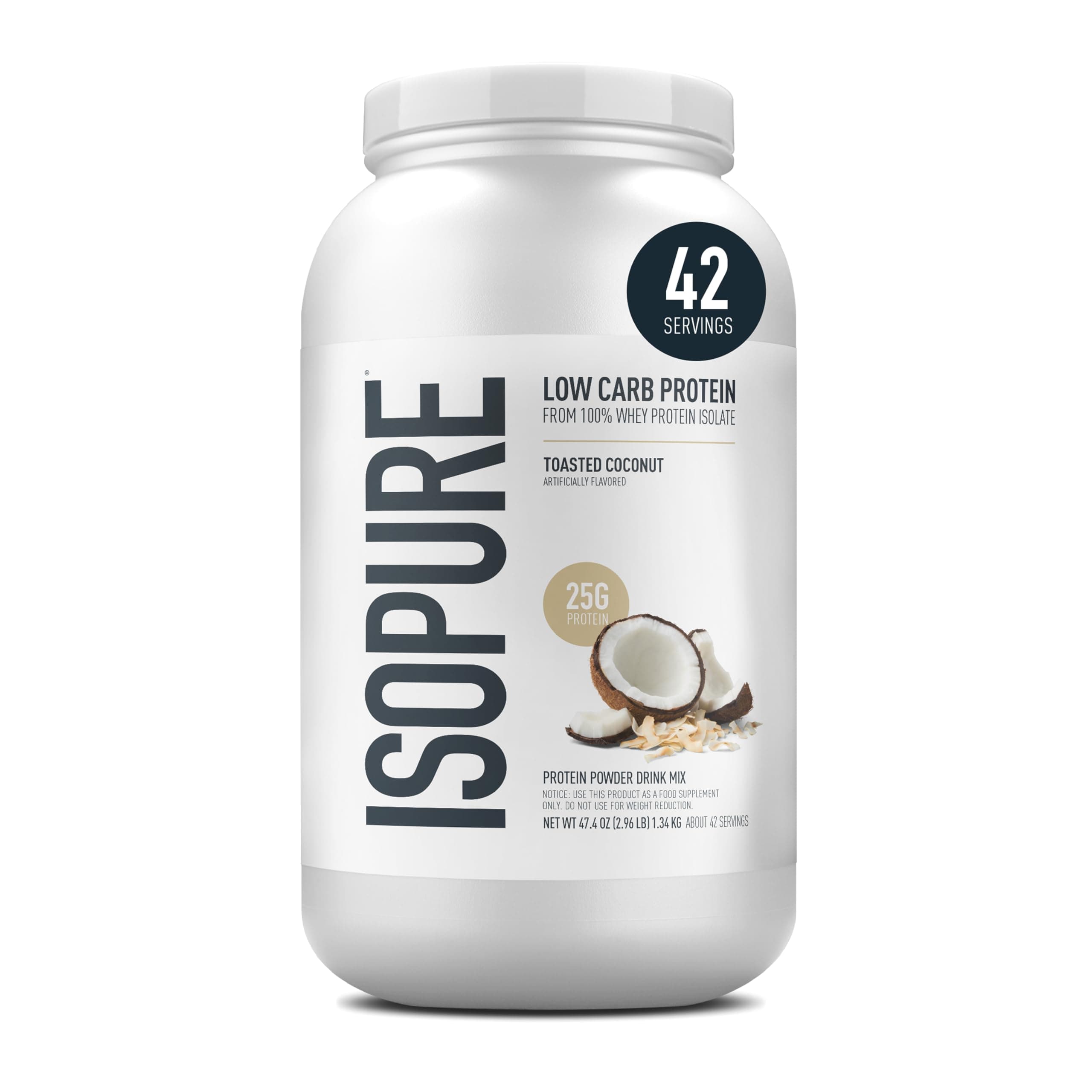 Isopure Low Carb Whey Isolate Toasted Coconut