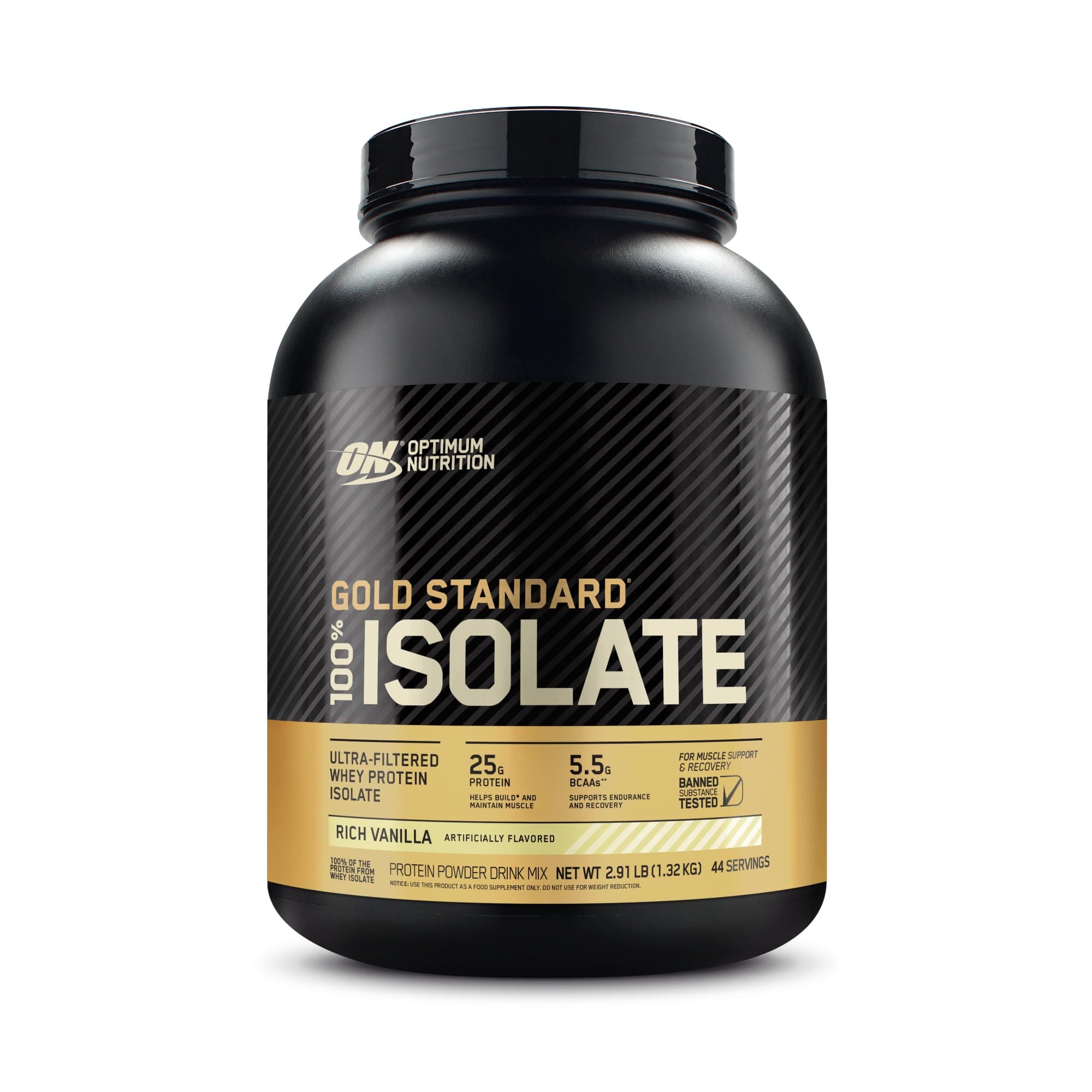 Optimum Nutrition Gold Standard 100 Isolate Whey Protein Powder Chocolate