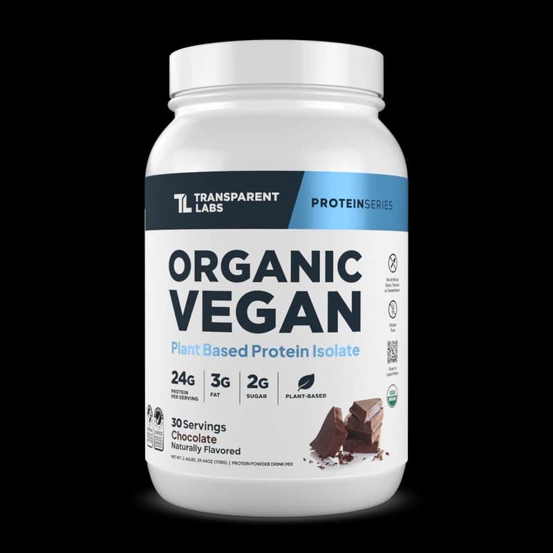 Transparent Labs Organic Vegan Plant-Based Protein Isolate